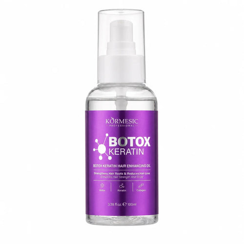 Aceite capilar Kormesic Botox Keratin 100 ml con queratina y colágeno para el cuidado del cabello