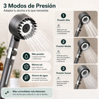 AquaFlow Turbo — Alcachofa de Ducha de Alta Presión