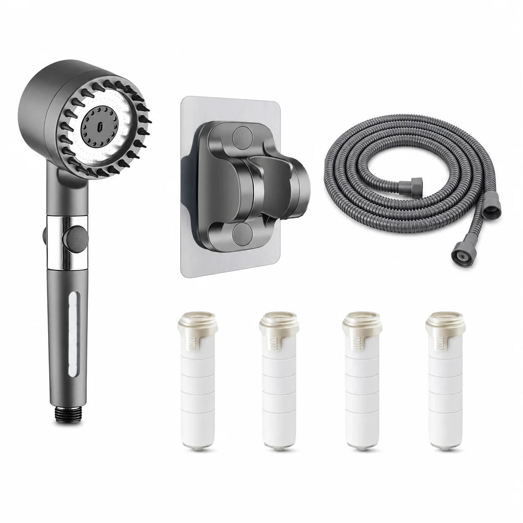 AquaFlow Turbo — Alcachofa de Ducha de Alta Presión