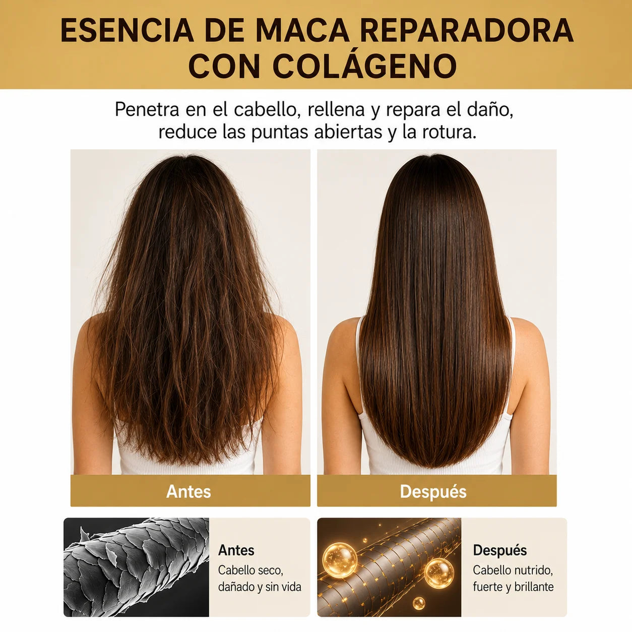 Collagen Hair Oil — Aceite Capilar Reparador 50ml