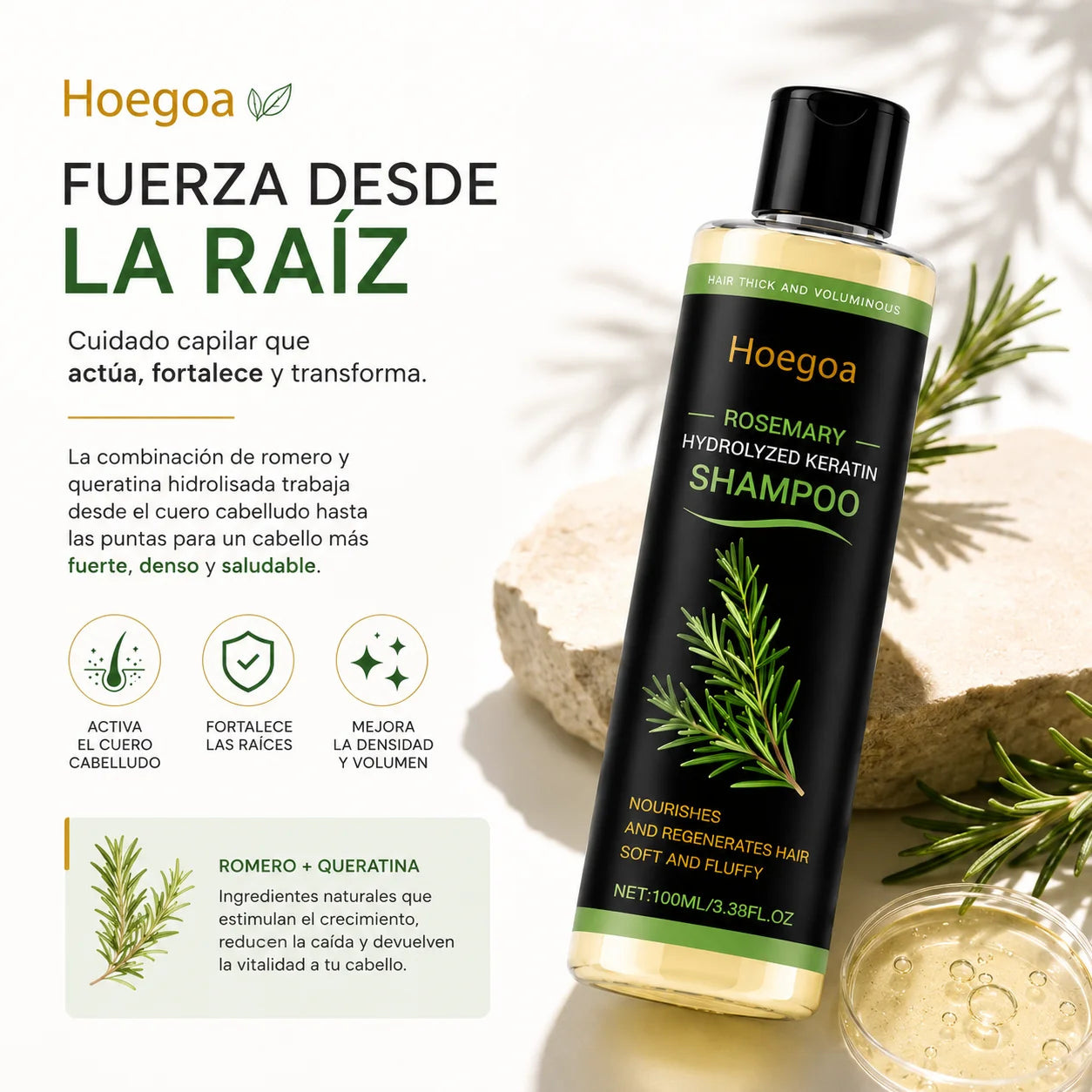 Shampoo — Champú Estimulante del Crecimiento Capilar
