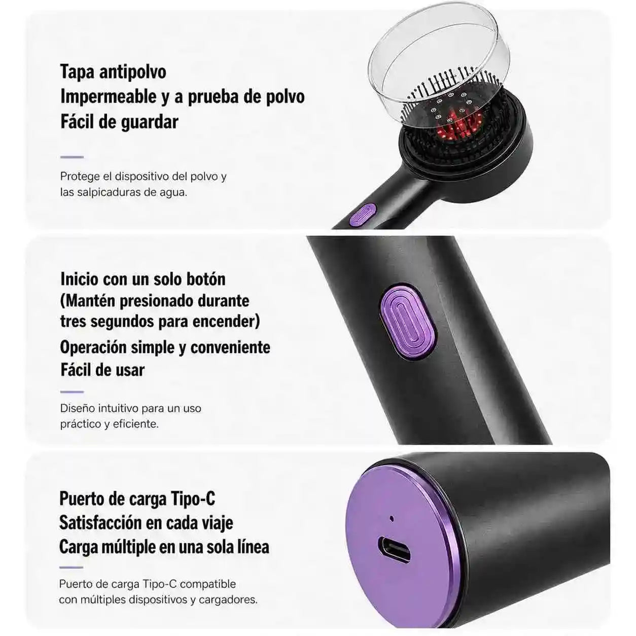 Masajeador de Cuero Cabelludo - Relajación y Estímulo Capilar