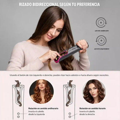 Rizador Automático Inalámbrico - Rizos Sin Esfuerzo