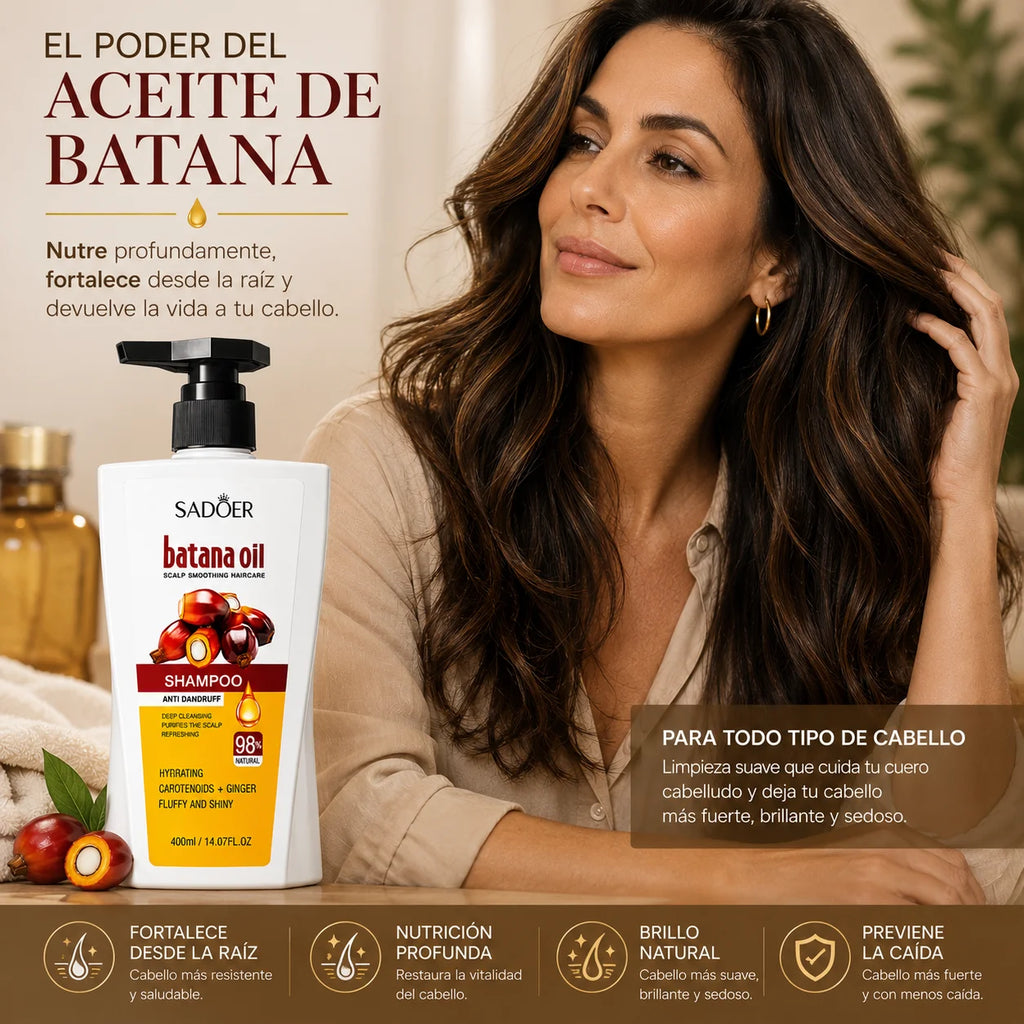 Batana Oil Shampoo — Champú Purificante con Aceite de Batana 400ml