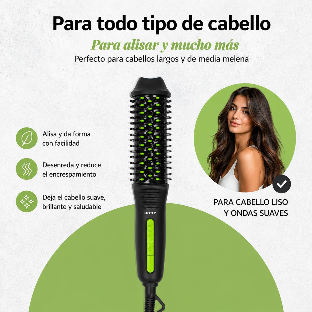 Smooth Brush Pro — Cepillo Alisador Cerámico