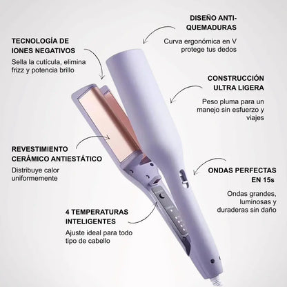 WavePro - Rizador de Pelo Profesional 32mm