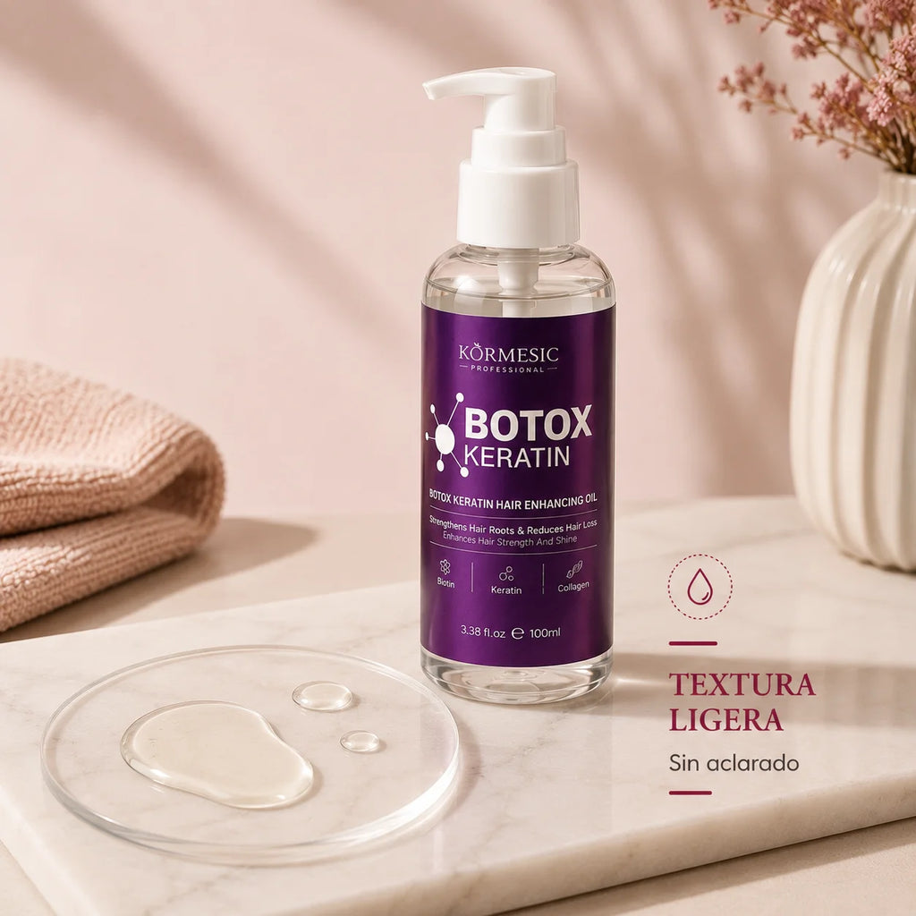 Aceite Capilar Reparador con Queratina y Colágeno – 100ml